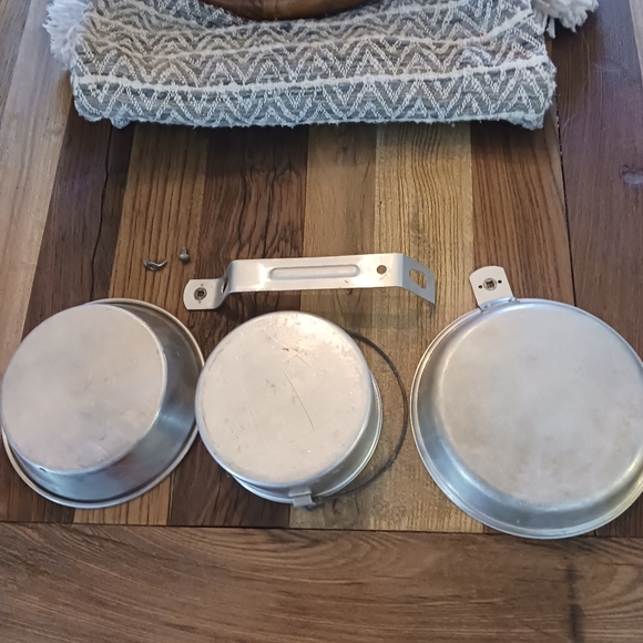 Palco vintage Camping pan/dish set. Frying pan, saucepan, dish. RV Tent *READ - Picture 2 of 8